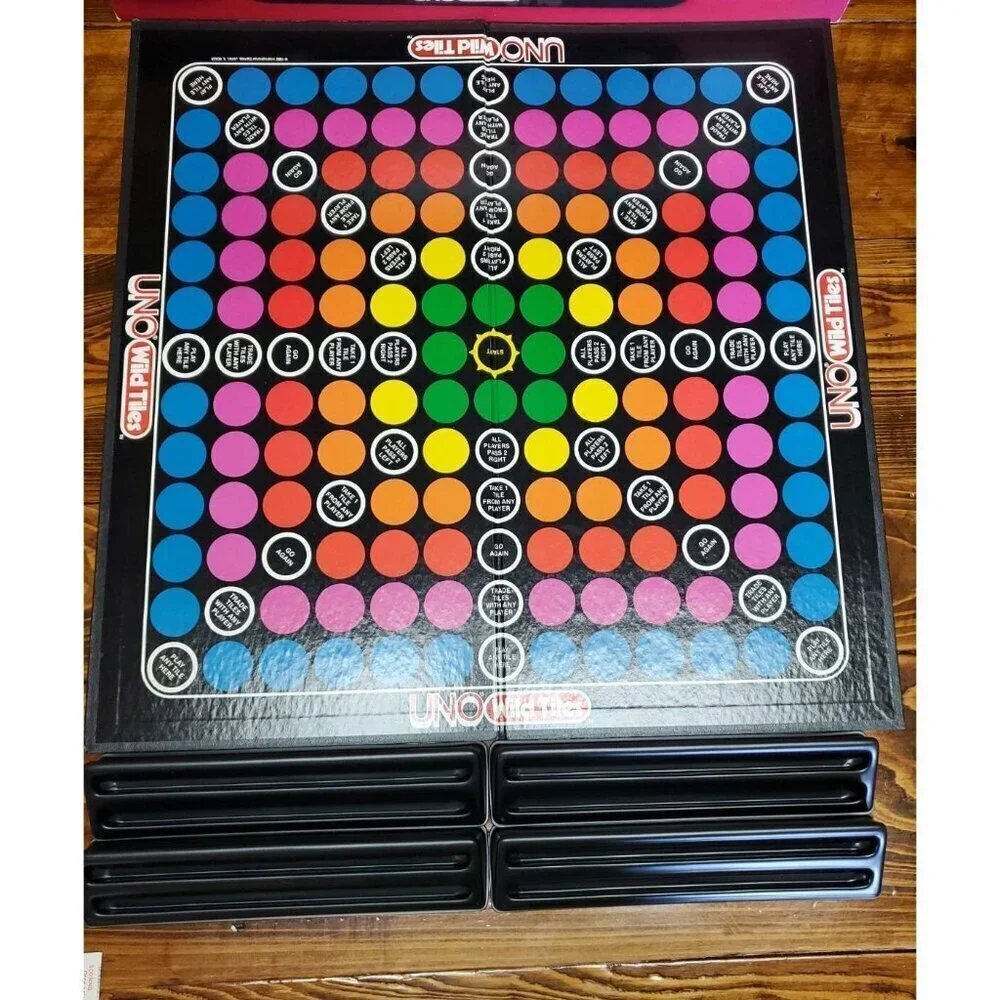 Vintage UNO Wild Tiles 1983 Strategy Board Game International Games